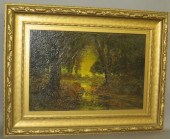 OIL ON BOARDca. 1900; possibly