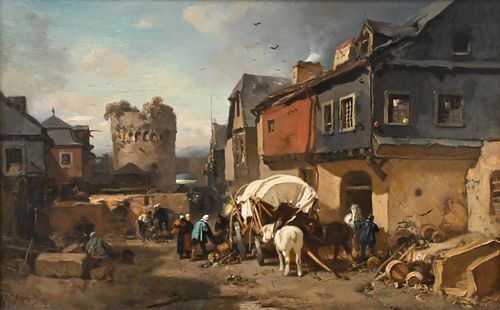 OIL ON BOARDOil on Board, village