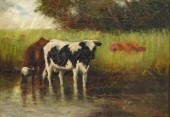 OIL ON CANVAS, 19TH C., PASTOR