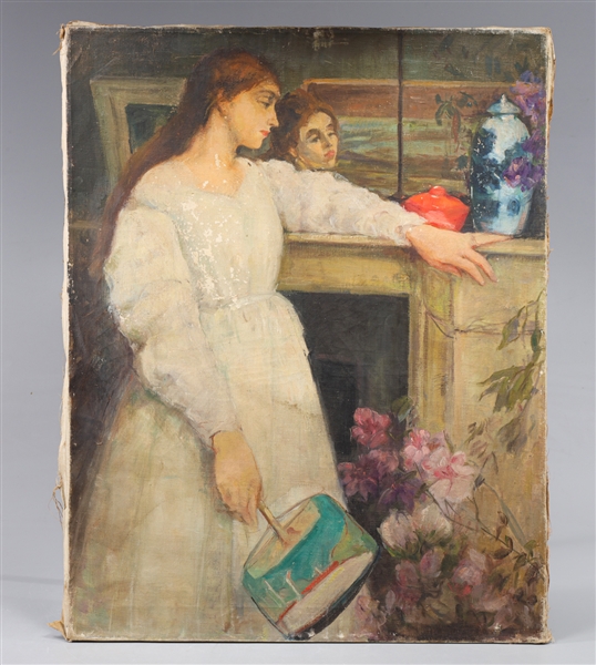 Oil on canvas 19th century (or