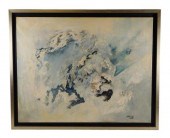 OIL ON CANVAS, ABSTRACT COMPOS