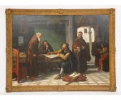 Oil on canvas after Giorgio Lu