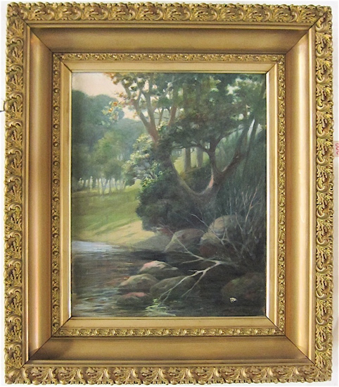 OIL ON CANVAS (American early
