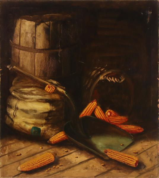 OIL ON CANVAS ATTRIBUTED ALFRED