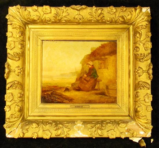 Oil on canvas  attributed by plaque