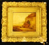Oil on canvas  attributed by p