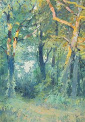 Oil on canvas board, Francis H