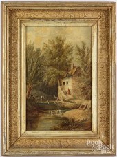 OIL ON CANVAS BOARD LANDSCAPE