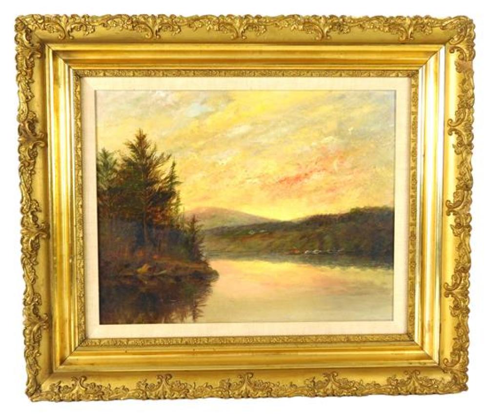 OIL ON CANVAS BOARD LANDSCAPE, 20TH