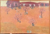 Oil on canvas by Burhan Temel,