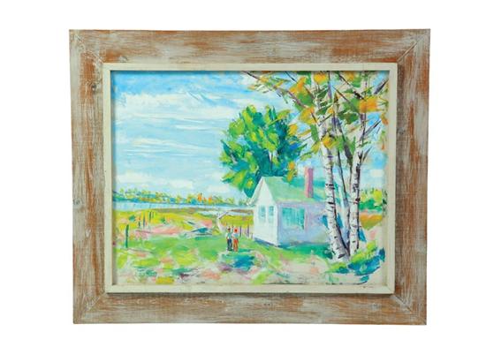 OIL ON CANVAS BY EMERSON