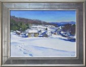 Oil on canvas by Peter Gish, N