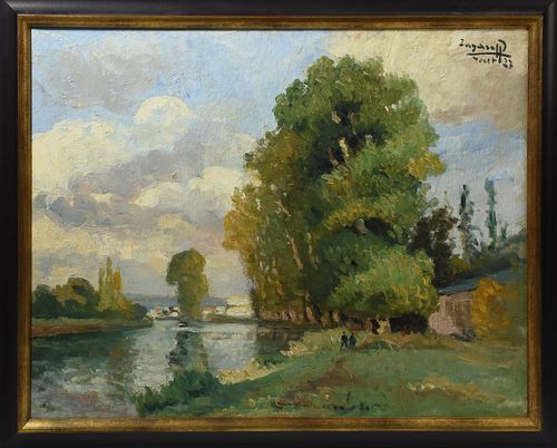 OIL ON CANVAS BY PRUDENT POHL