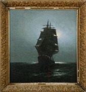 OIL ON CANVAS "CLIPPER SHIP SA