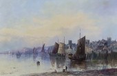 OIL ON CANVAS COASTAL SCENE Oi