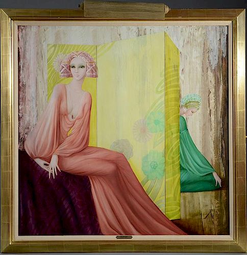 OIL ON CANVAS, CONTEMPORARY OF