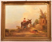 OIL ON CANVAS DEPICTING A GYPS