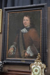 OIL ON CANVAS. Depicting an el