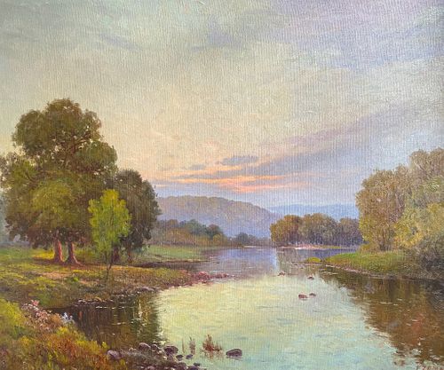 OIL ON CANVAS EDITH ZEMEN - HILL