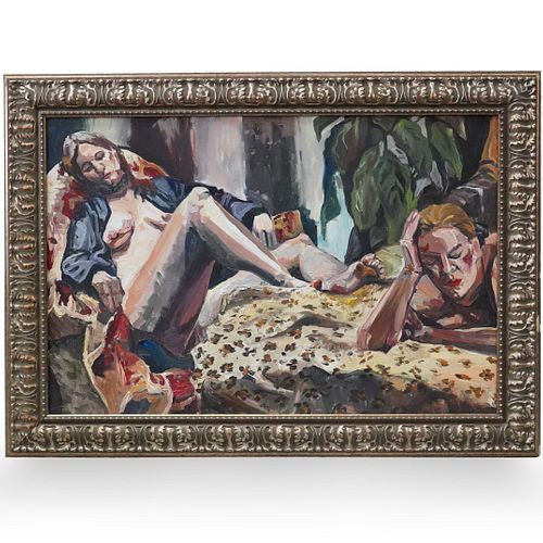 OIL ON CANVAS EROTIC