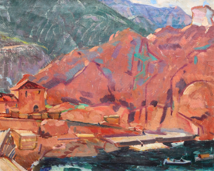 Oil on canvas expressionist style