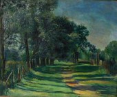 OIL ON CANVAS, FRAMED, 20TH C.