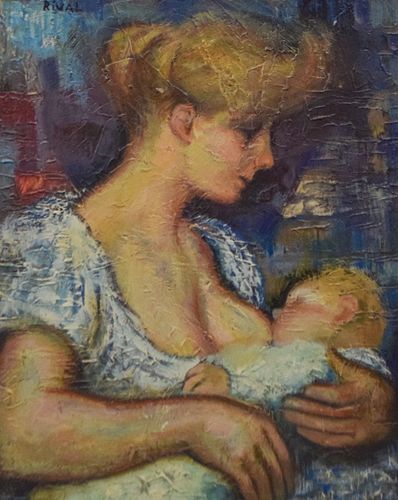 OIL ON CANVAS GEORGES