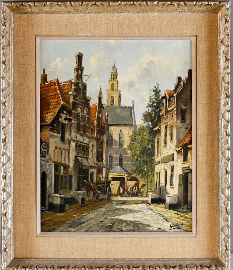 OIL ON CANVAS HIEN HUEVENSigned