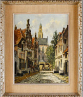 OIL ON CANVAS HIEN HUEVEN<br>S