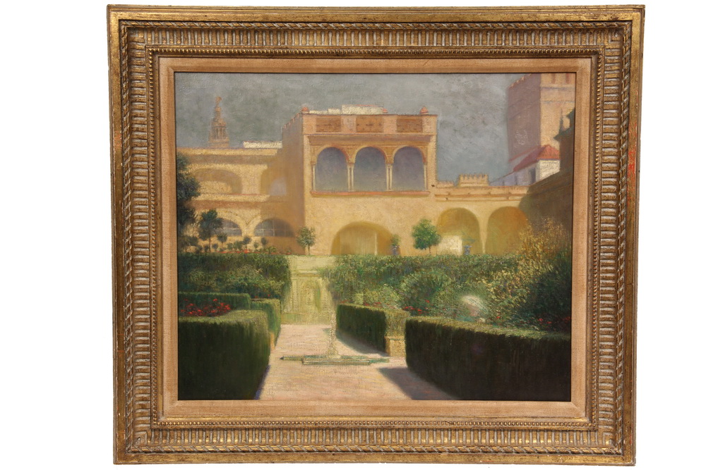 OIL ON CANVAS Impressionist View of
