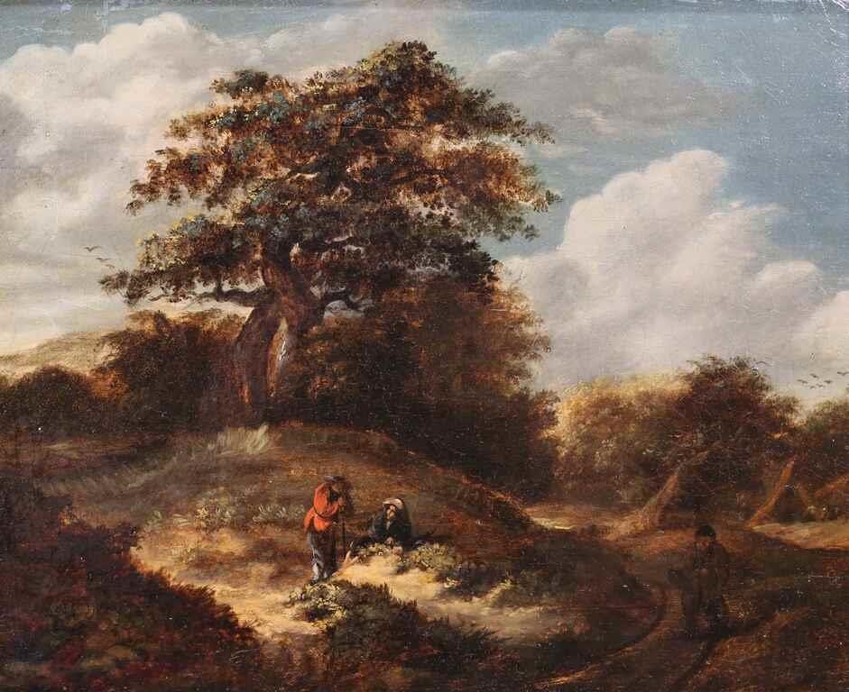 OIL ON CANVAS IN THE STYLE OF