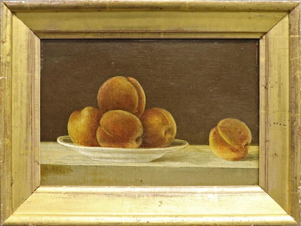 Oil on canvas laid down on masonite
