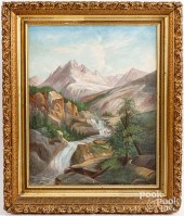 OIL ON CANVAS LANDSCAPE, CA. 1
