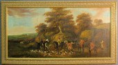 Oil on canvas landscape painti
