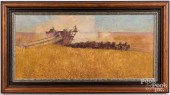 OIL ON CANVAS LANDSCAPE, SIGNE