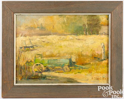 OIL ON CANVAS LANDSCAPEOil on
