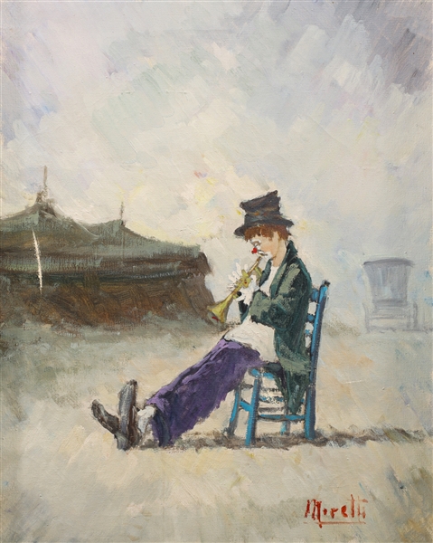 Oil on canvas Moretti,