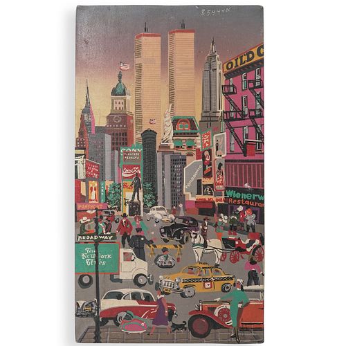 OIL ON CANVAS "NEW YORK CITY"