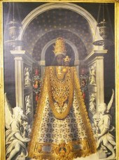 Oil on canvas  of the Madonna