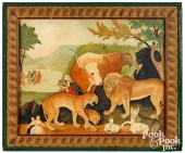 OIL ON CANVAS OF THE PEACEABLE