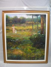 Oil on canvas painting by Troy