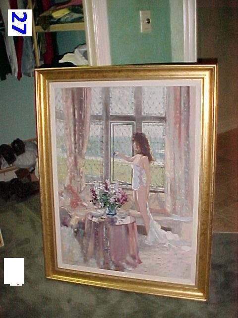 Oil on canvas painting by Robert