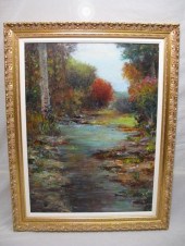 Oil on canvas painting by Troy