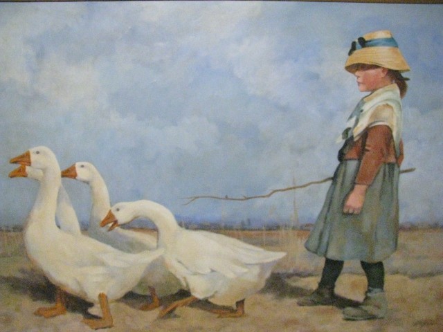 Oil on canvas painting by Audrey