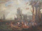 OIL ON CANVAS PAINTING CAPRICC