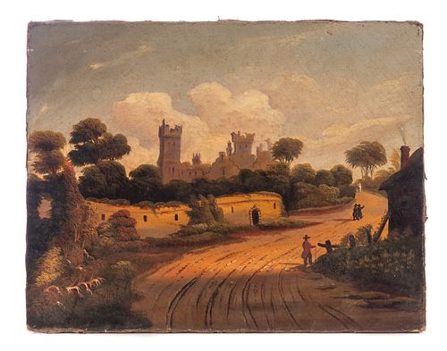 OIL ON CANVAS PAINTING EUROPEAN