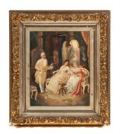 OIL ON CANVAS PAINTING FRENCH