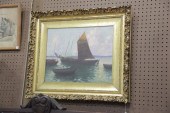 OIL ON CANVAS PAINTING. Impres