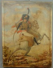 Oil on canvas painting of a Ru