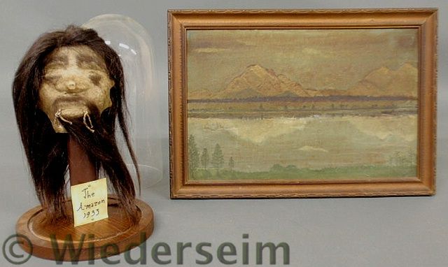 Oil on canvas painting of a